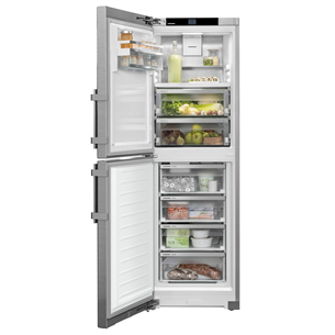 Liebherr, NoFrost, 314 L, height 186 cm, silver - Refrigerator Item - SBNSDD5264-20