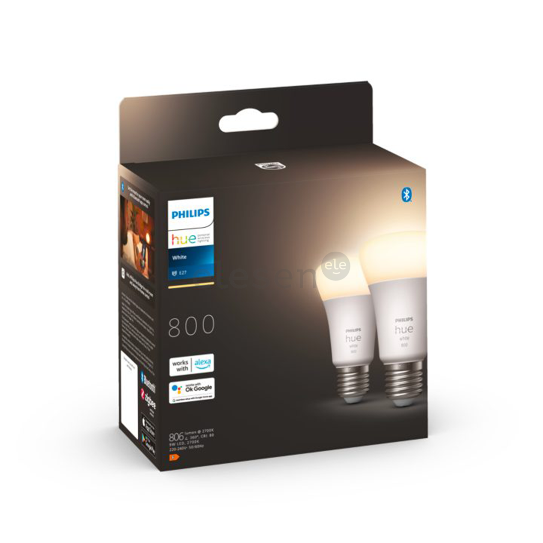 Philips Hue White A60, E27, белый - Умные лампы Товар - 929001821623