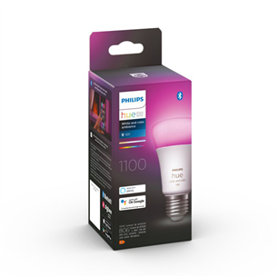 Išmanioji lemputė Philips Hue White and Color A60, E27, white Prekė - 929002468801