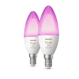 Philips Hue White and Color, E14, 2 pcs, color - Smart Light Item - 929002294205 929002294205