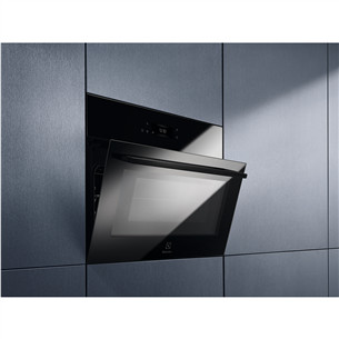 Electrolux, с функией микроволн, 49 л, черный - Интегрируемый духовой шкаф Товар - EVL8E08Z