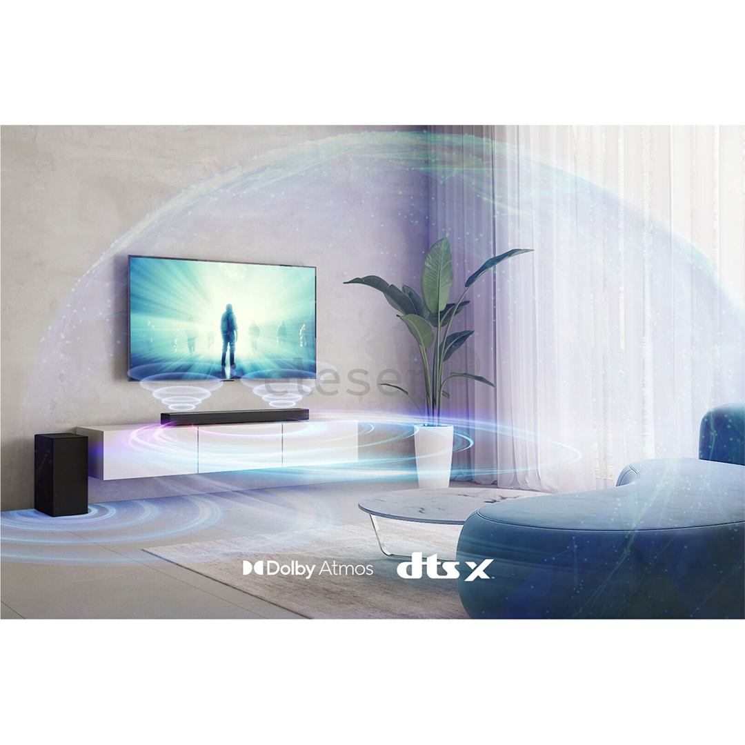 LG Soundbar S75Q, 3.1.2, черный - Саундбар