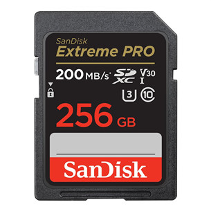 Atminties kortelė SanDisk Extreme Pro UHS-I, SDXC, 256 GB, black Prekė - SDSDXXD-256G-GN4IN SDSDXXD-256G-GN4IN