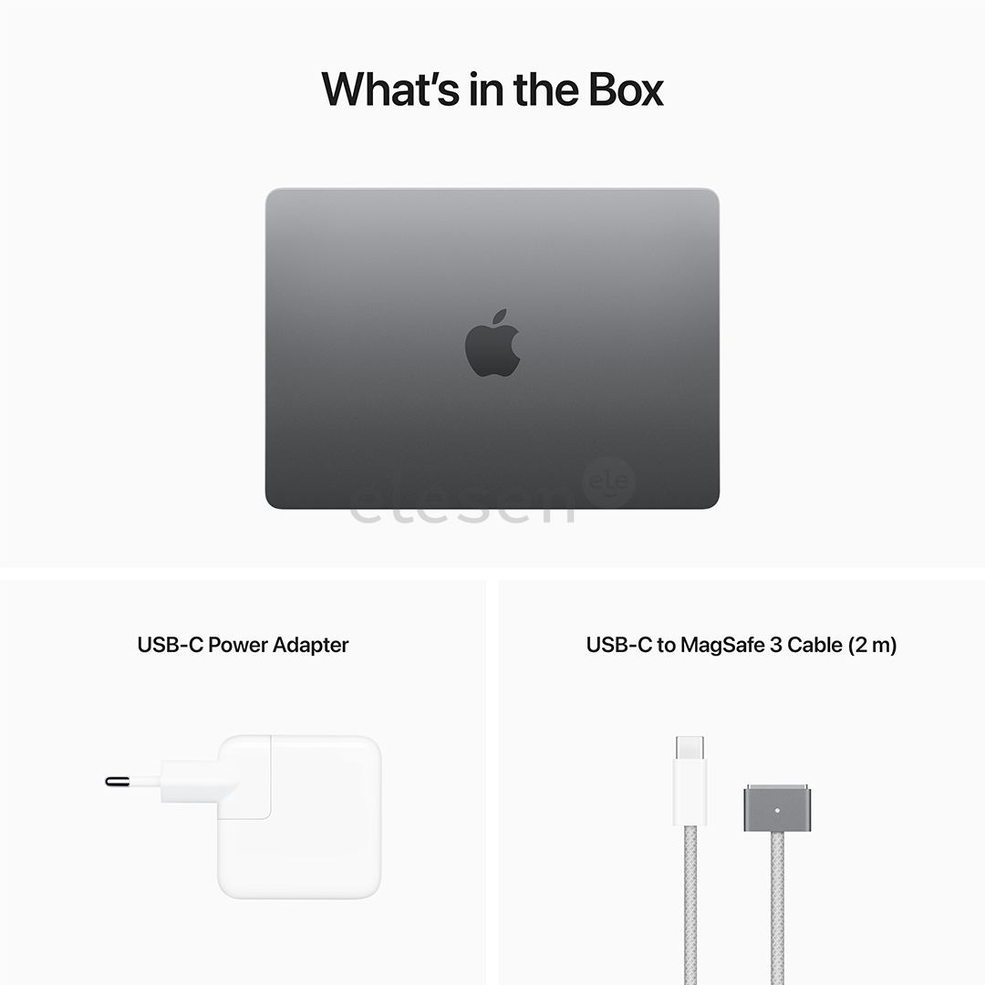 Apple MacBook Air 13" (2022), M2 8C/8C, 8 GB, 256 GB, RUS, space gray - Notebook Item - MLXW3RU/A