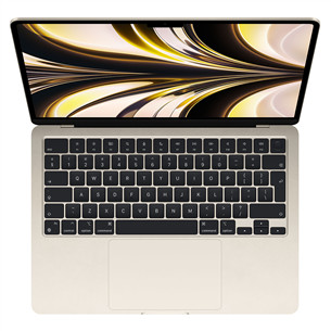 Apple MacBook Air 13" (2022), M2 8C/8C, 8 GB, 256 GB, ENG, starlight - Notebook Item - MLY13ZE/A
