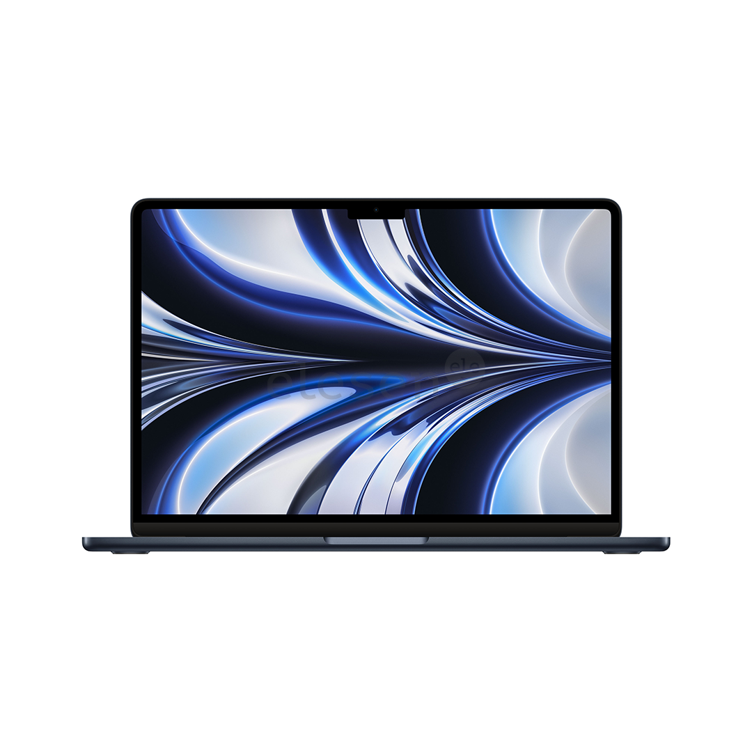 Nešiojamas kompiuteris Apple MacBook Air 13 (2022), M2 8C/8C, 8 GB, 256 GB, ENG, midnight Prekė - MLY33ZE/A