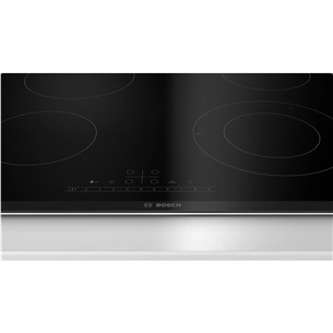 Bosch, ширина 60,6 см, стальная рама, черный - Интегрируемая керамическая варочная панель