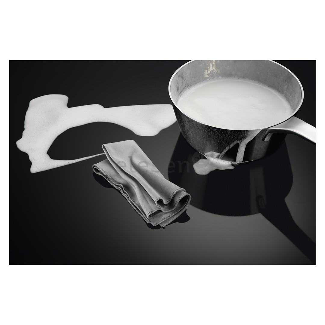 AEG 6000 Bridge, 80 cm, juoda - Įmontuojama indukcinė kaitlentė su gartraukiu