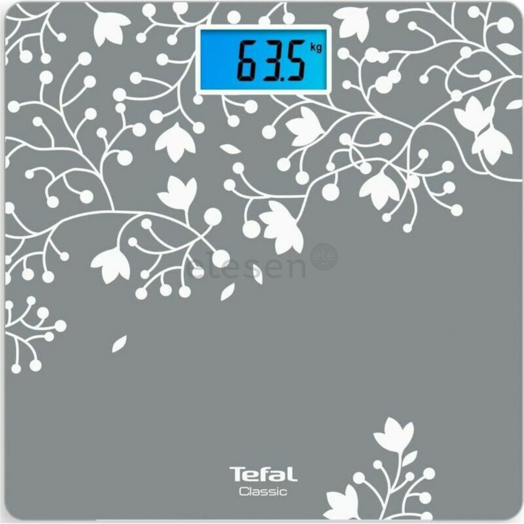 Tefal, up to 160 kg, grey - Bathroom scale