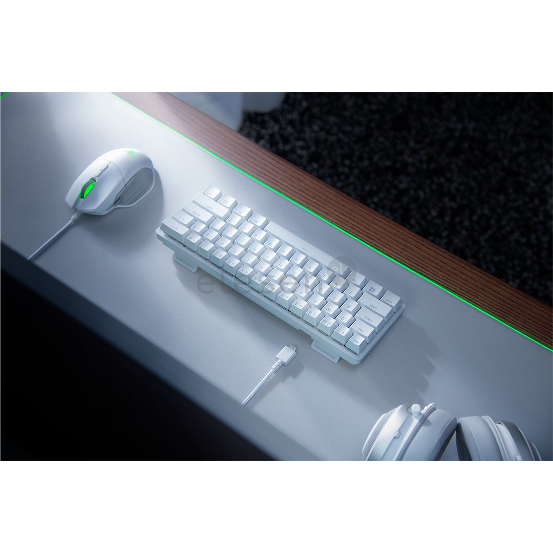 Razer Huntsman Mini Mercury Ed. Razer Red Switch, US, белый - Механическая клавиатура Товар - RZ03-03390400-R3M1