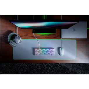 Razer Huntsman Mini Mercury Ed. Razer Red Switch, US, белый - Механическая клавиатура Товар - RZ03-03390400-R3M1