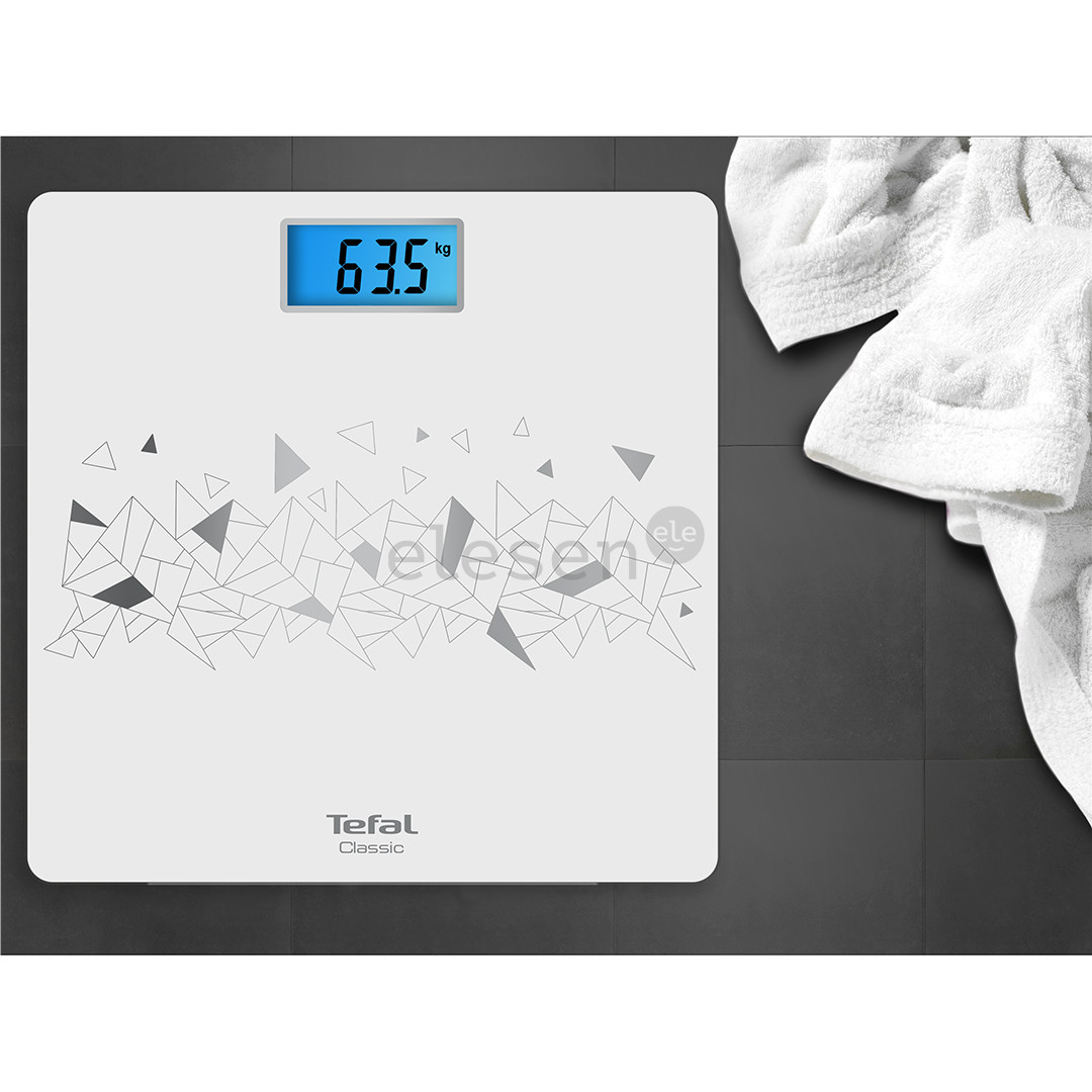 Tefal Classic, iki 160 kg, baltos - Kūno svarstyklės