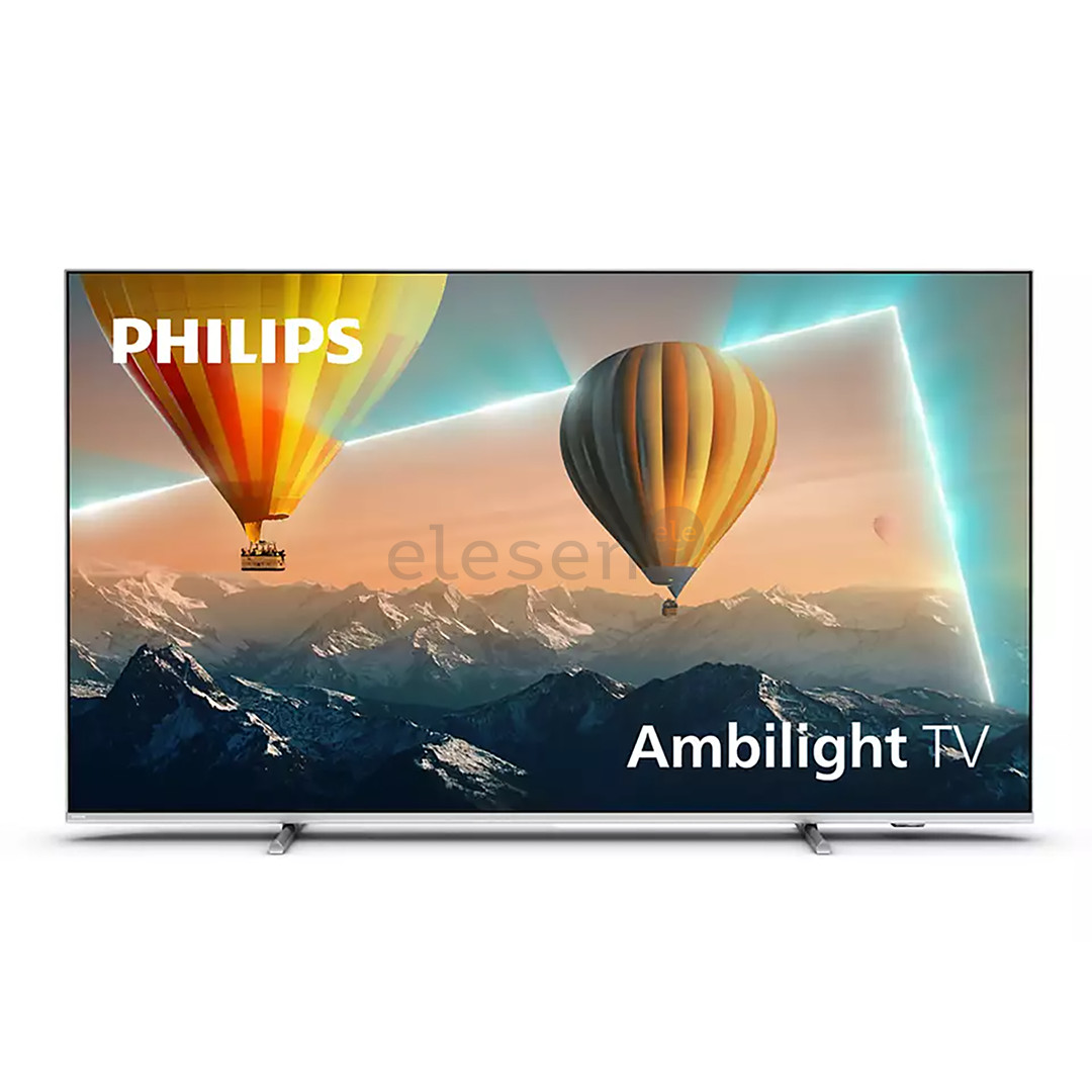 Philips PUS8057, 55'', 4K UHD, LED LCD, feet stand, gray - TV