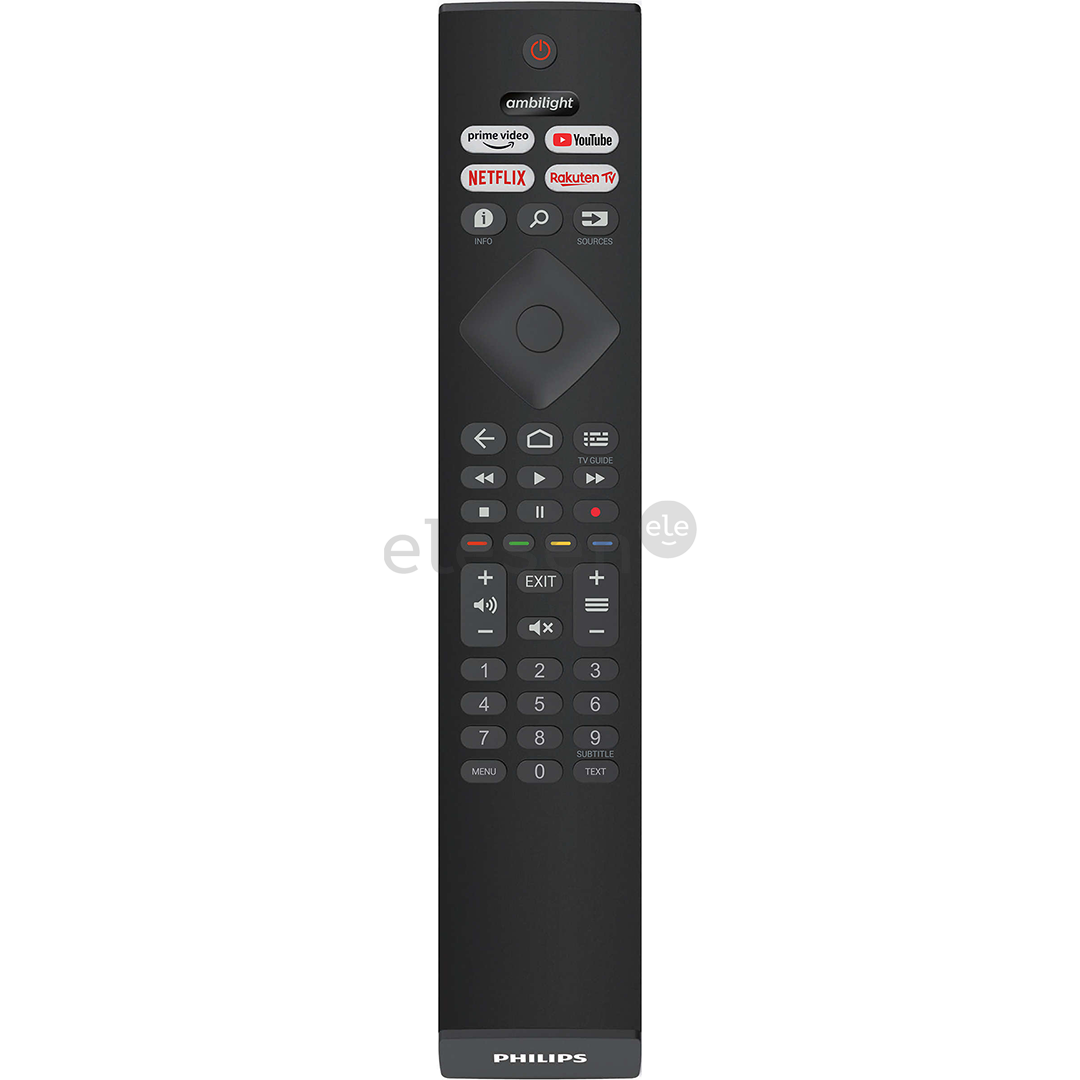 Philips PUS8057, 55'', 4K UHD, LED LCD, feet stand, gray - TV
