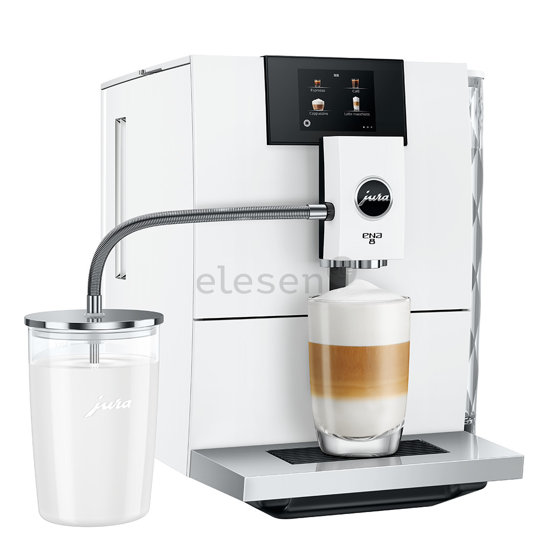 JURA ENA 8, Full Nordic White, baltas - Kavos aparatas
