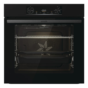 Gorenje, 12 функций, 77 л, черный - Интгрируемый духовой шкаф BOS6737E06B