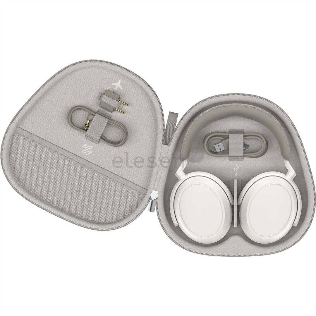 Sennheiser MOMENTUM 4 Wireless, baltos - Belaidės ausinės