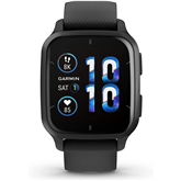 Išmanusis laikrodis Garmin Venu Sq 2 - Music Edition, 40 mm, dark gray / black