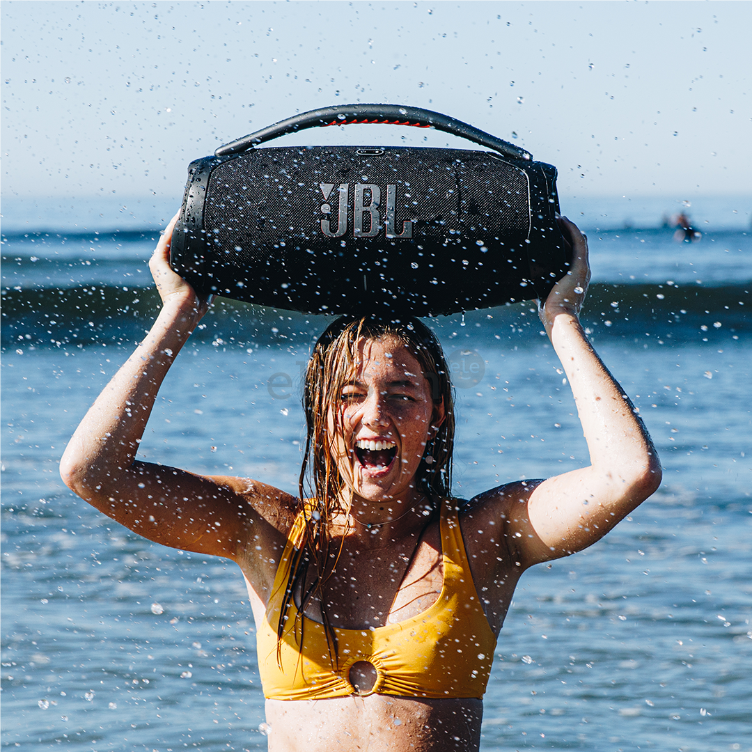 JBL Boombox 3, juoda - Belaidė kolonėlė