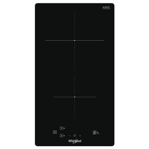 Whirlpool, plotis 28,4 cm, berėmė, juoda - Įmontuojama indukcinė kaitlentė WSQ0530NE