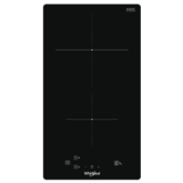 Whirlpool, width 28.4 cm, frameless, black - Built-in Induction Hob Item - WSQ0530NE
