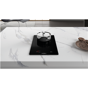 Whirlpool, width 28.4 cm, frameless, black - Built-in Induction Hob Item - WSQ0530NE