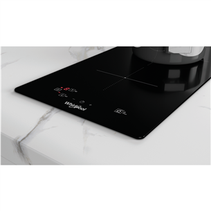 Whirlpool, width 28.4 cm, frameless, black - Built-in Induction Hob Item - WSQ0530NE