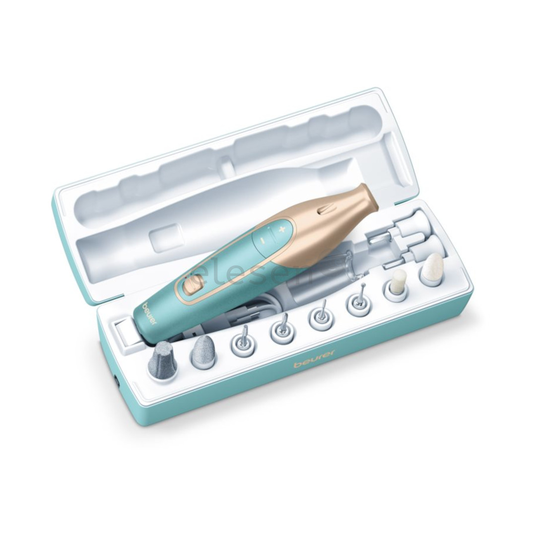 Beurer, зеленый/золотистый - Набор для маникюра и педикюра Товар - MP84