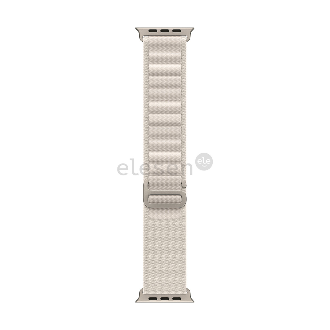 Apple Watch 49mm, Alpine Loop, Small, starlight - Replacement band Item - MQE53ZM/A