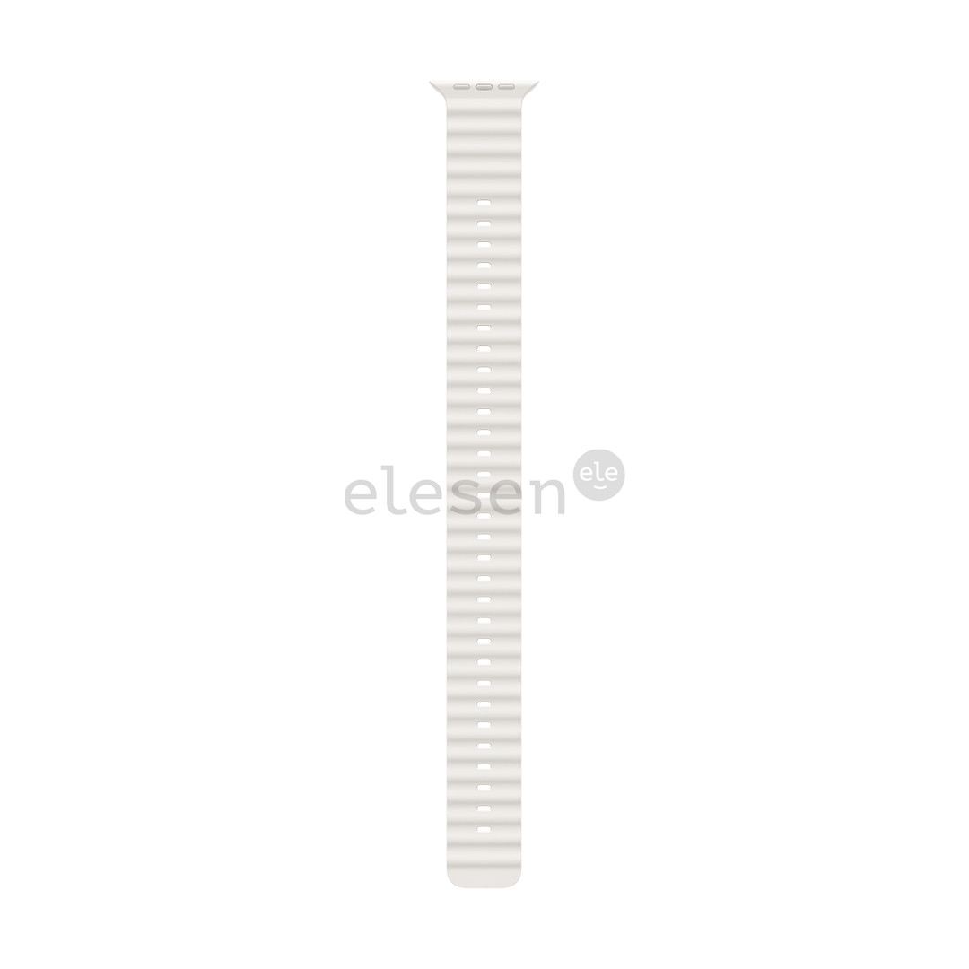 Apple Watch 49mm, Ocean Band Extension, white - Replacement band extension Item - MQEA3ZM/A