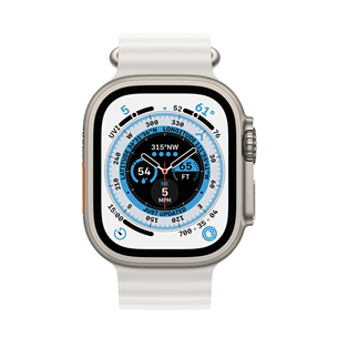 Dirželis Apple Watch 49mm, White Ocean Band Extension Prekė - MQEA3ZM/A