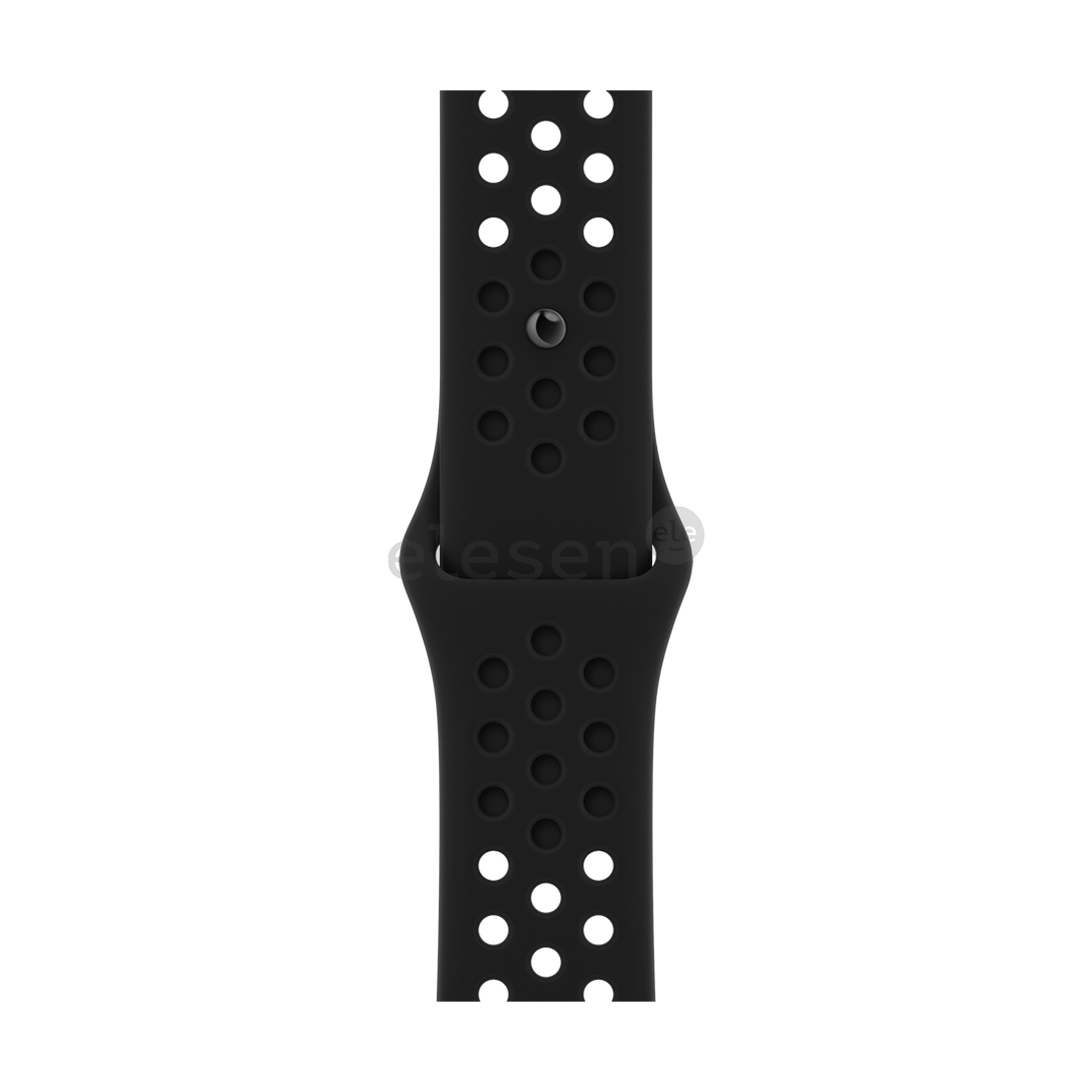 Apple Watch 41 мм, Nike Sport Band, черный - Сменный ремешок