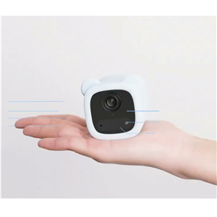 EZVIZ BM1 Bear, 2 MP, WiFi, night vision, aqua - Battery-powered Baby Monitor Item - CS-BM1