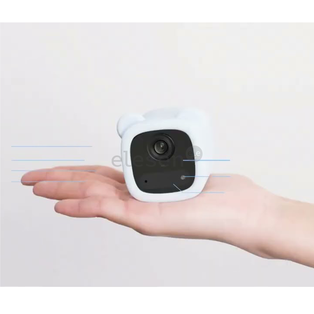 EZVIZ BM1 Bear, 2 MP, WiFi, night vision, aqua - Battery-powered Baby Monitor Item - CS-BM1