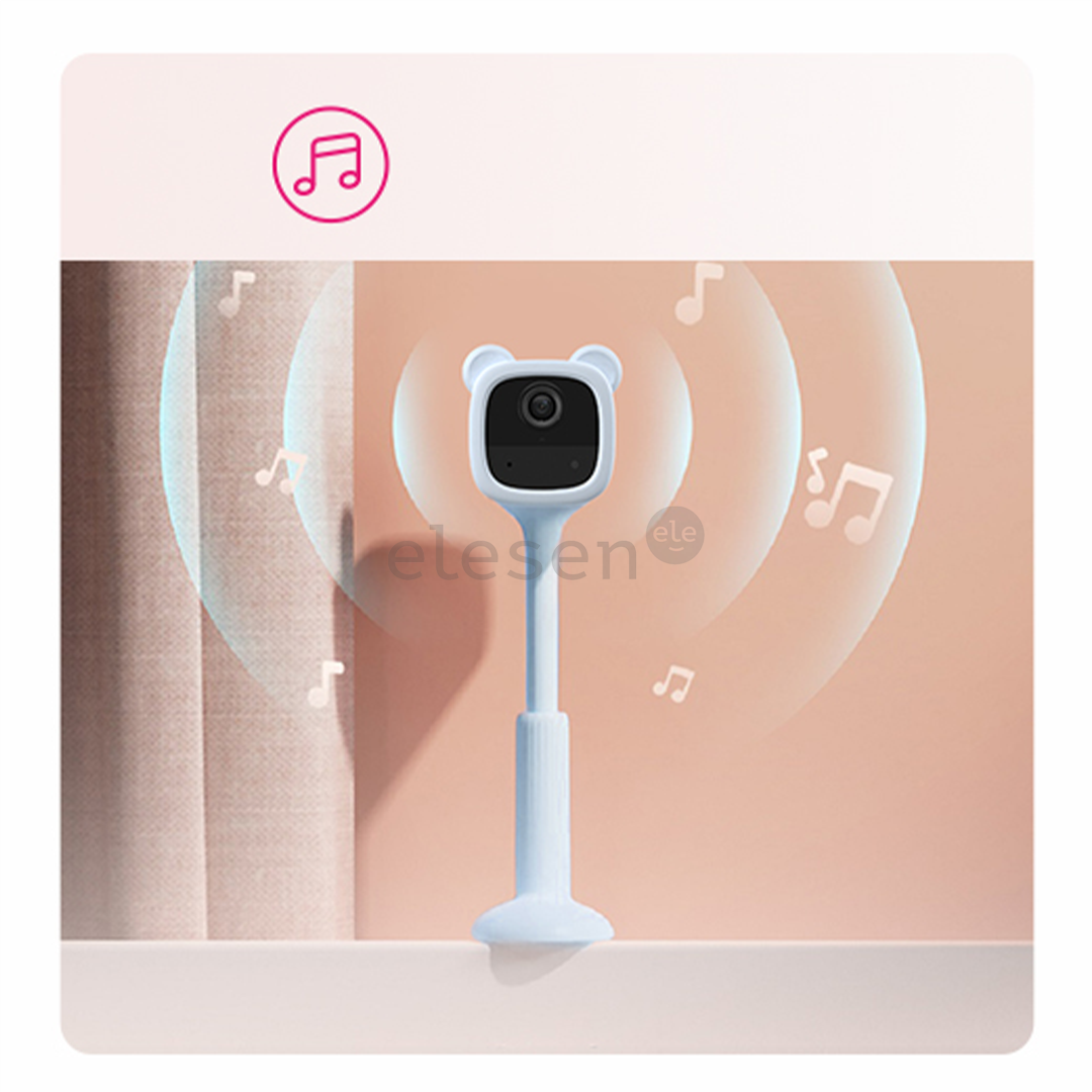 EZVIZ BM1 Bear, 2 MP, WiFi, night vision, aqua - Battery-powered Baby Monitor Item - CS-BM1