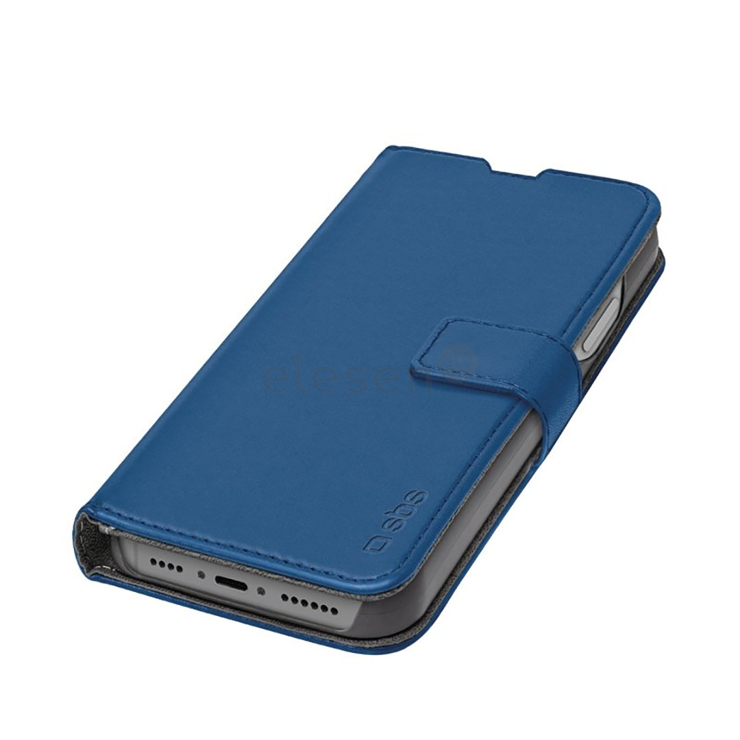 SBS Book Wallet Stand, iPhone 14 Plus, blue - Smartphone case
