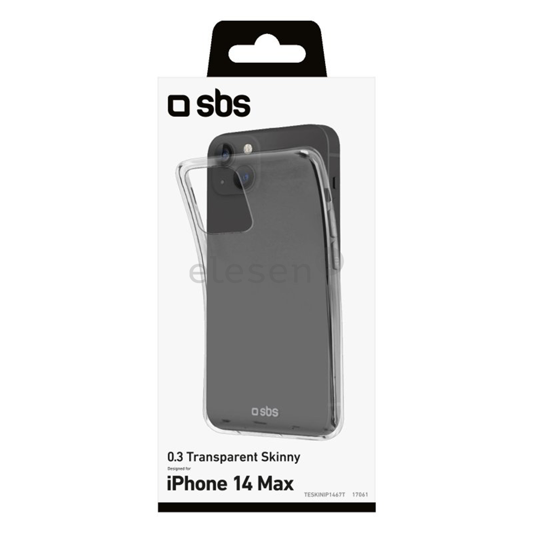 SBS Skinny cover, iPhone 14 Plus, transparent - Silicone cover