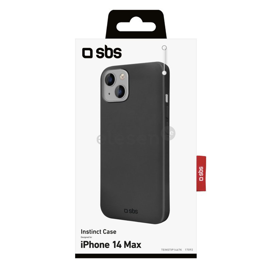 SBS Instinct cover, iPhone 14 Plus, black - Smartphone cover