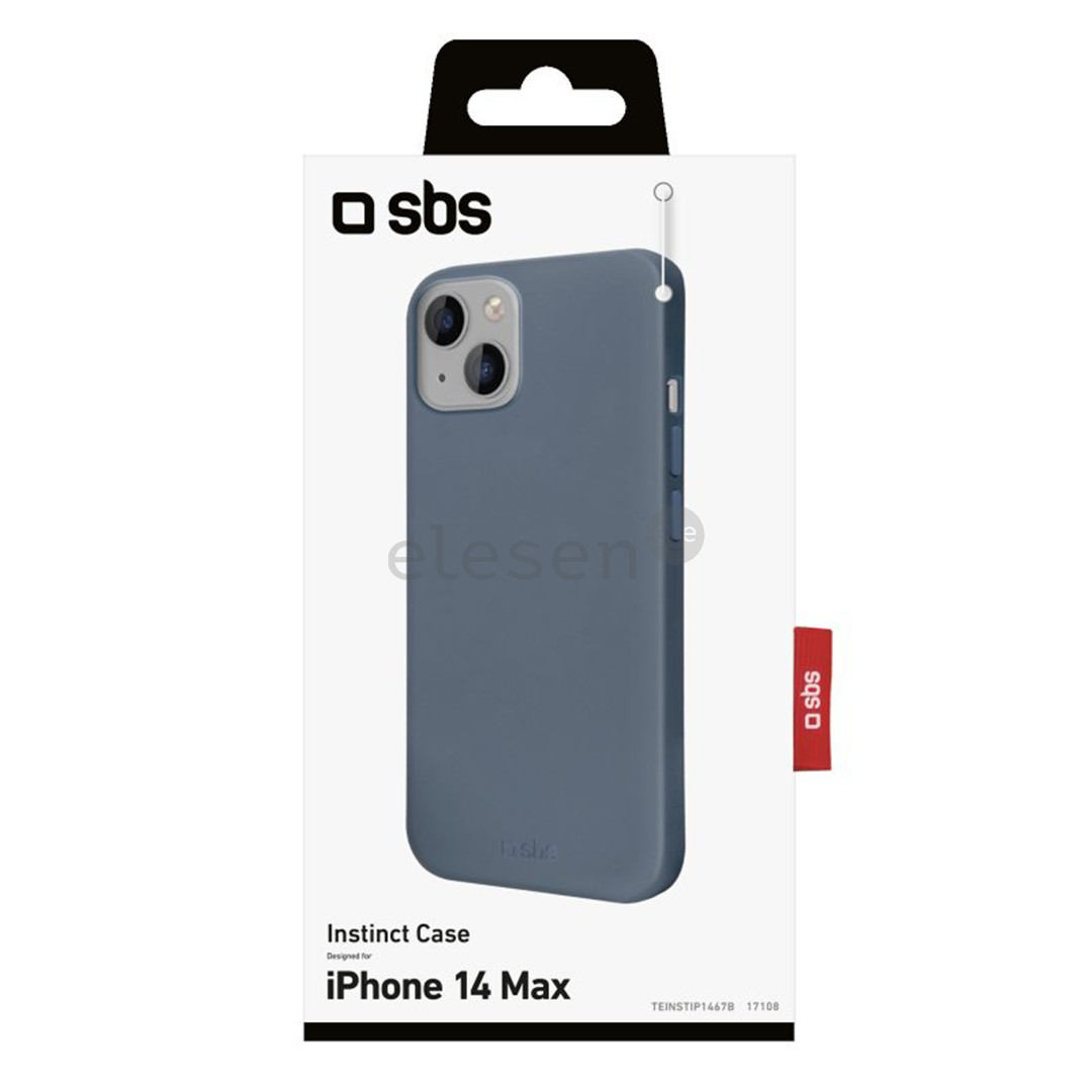 SBS Instinct cover, iPhone 14 Plus, blue - Smartphone cover