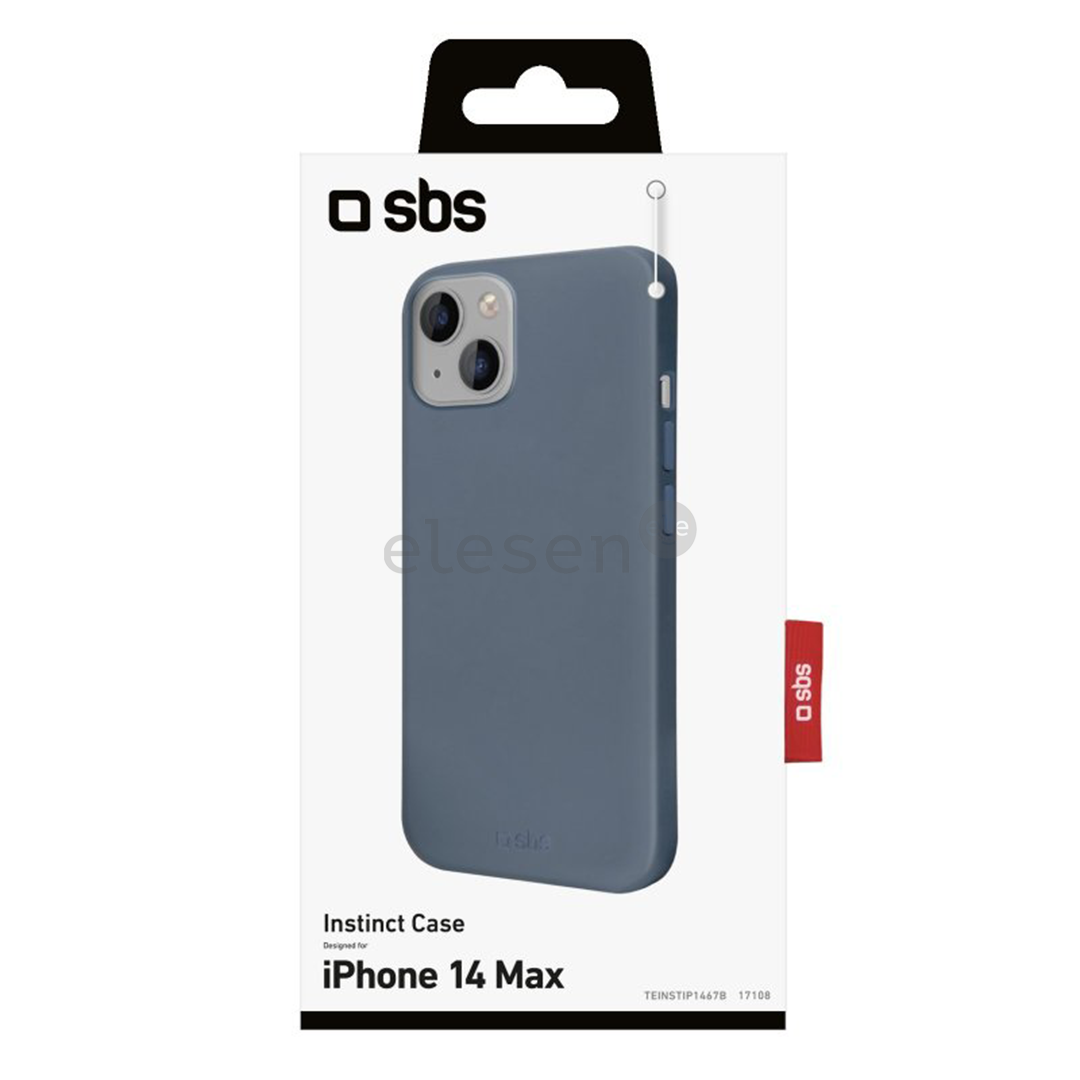 SBS Instinct cover, iPhone 14 Plus, blue - Smartphone cover