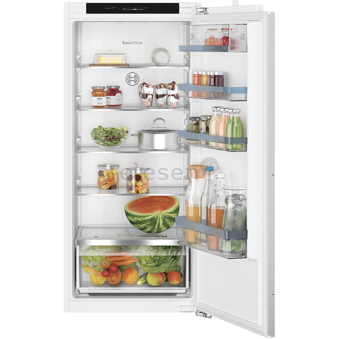 Bosch Series 4, 204 L, aukštis 123 cm - Įmontuojamas šaldytuvas