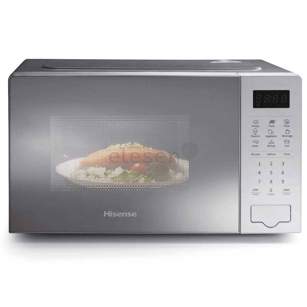Hisense, 20 L, 700 W, silver - Microwave Oven