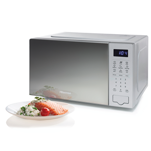 Hisense, 20 L, 700 W, silver - Microwave Oven Item - H20MOMS4