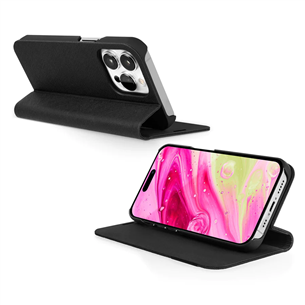 LAUT PRESTIGE FOLIO, iPhone 14 Pro, черный - Чехол для смартфона Товар - L-IP22B-PRE-BK