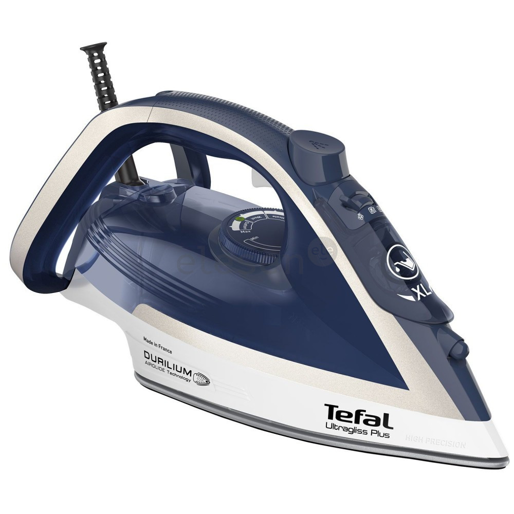 Tefal Ultragliss Plus, 2800 W, mėlynas/sidabro spalvos - Garų lygintuvas