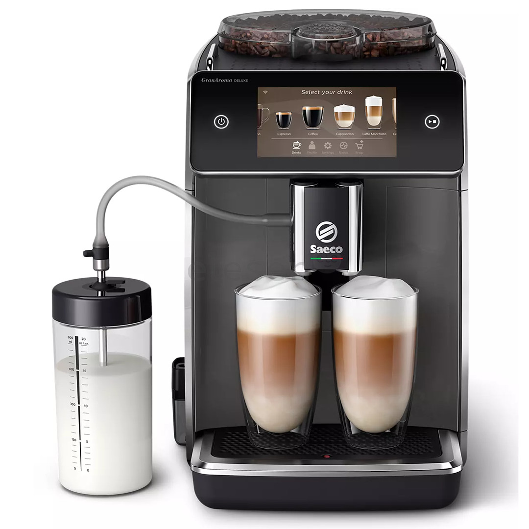 Saeco GranAroma Deluxe, juodas - Kavos aparatas
