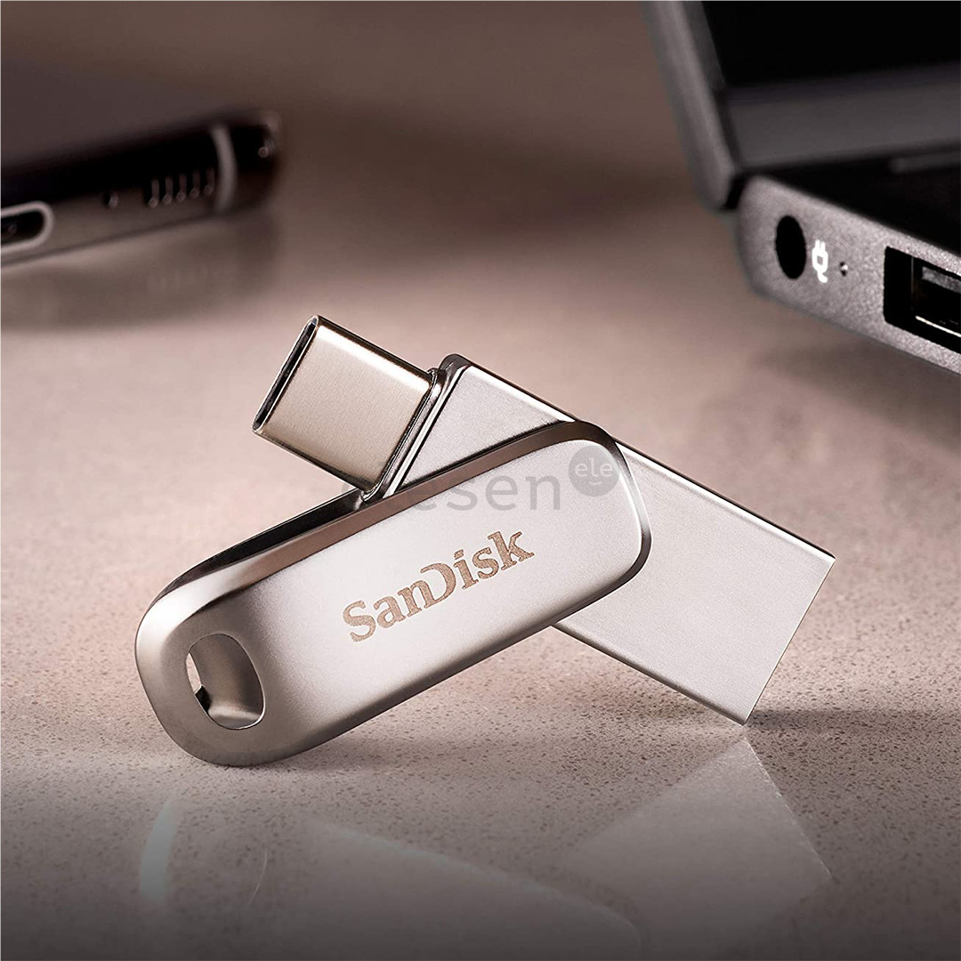SanDisk Ultra Dual Drive Luxe, USB-A, USB-C, 512 ГБ - Флеш-накопитель Товар - SDDDC4-512G-G46