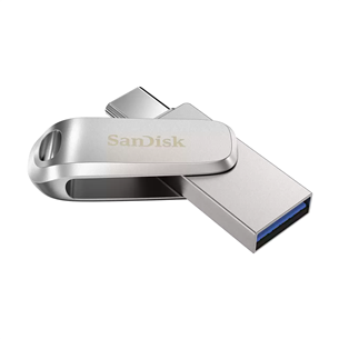 USB atmintinė SanDisk Ultra Dual Drive Luxe, USB-A, USB-C, 1 TB Prekė - SDDDC4-1T00-G46