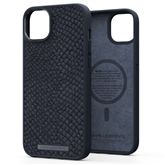 Njord byElements Salmon Leather MagSafe, iPhone 14 Plus, черный - Кожаный чехол Товар - NA42SL00