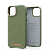 Dėklas Njord byElements Suede Comfort+ iPhone 14, Olive Prekė - NA41CM06